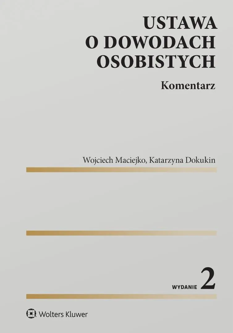 Książka - Ustawa o dowodach osobistych. Komentarz