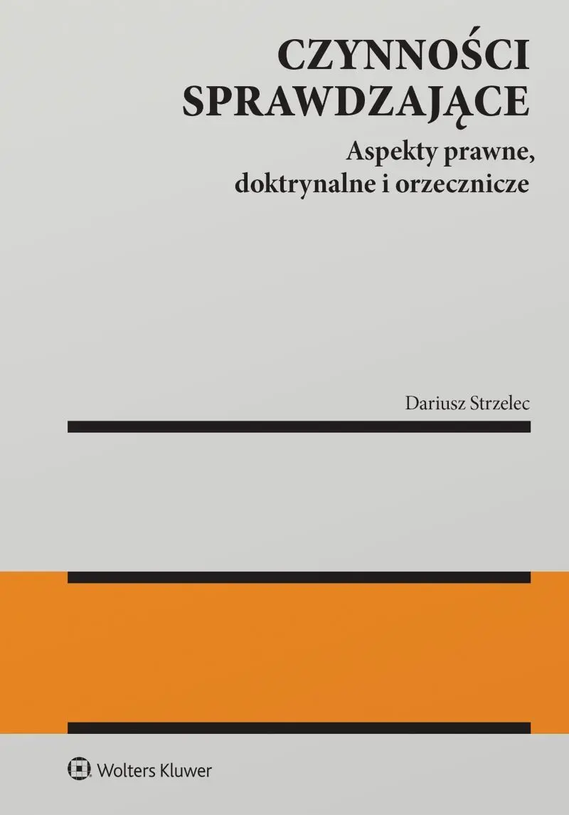 Książka - Czynności sprawdzające
