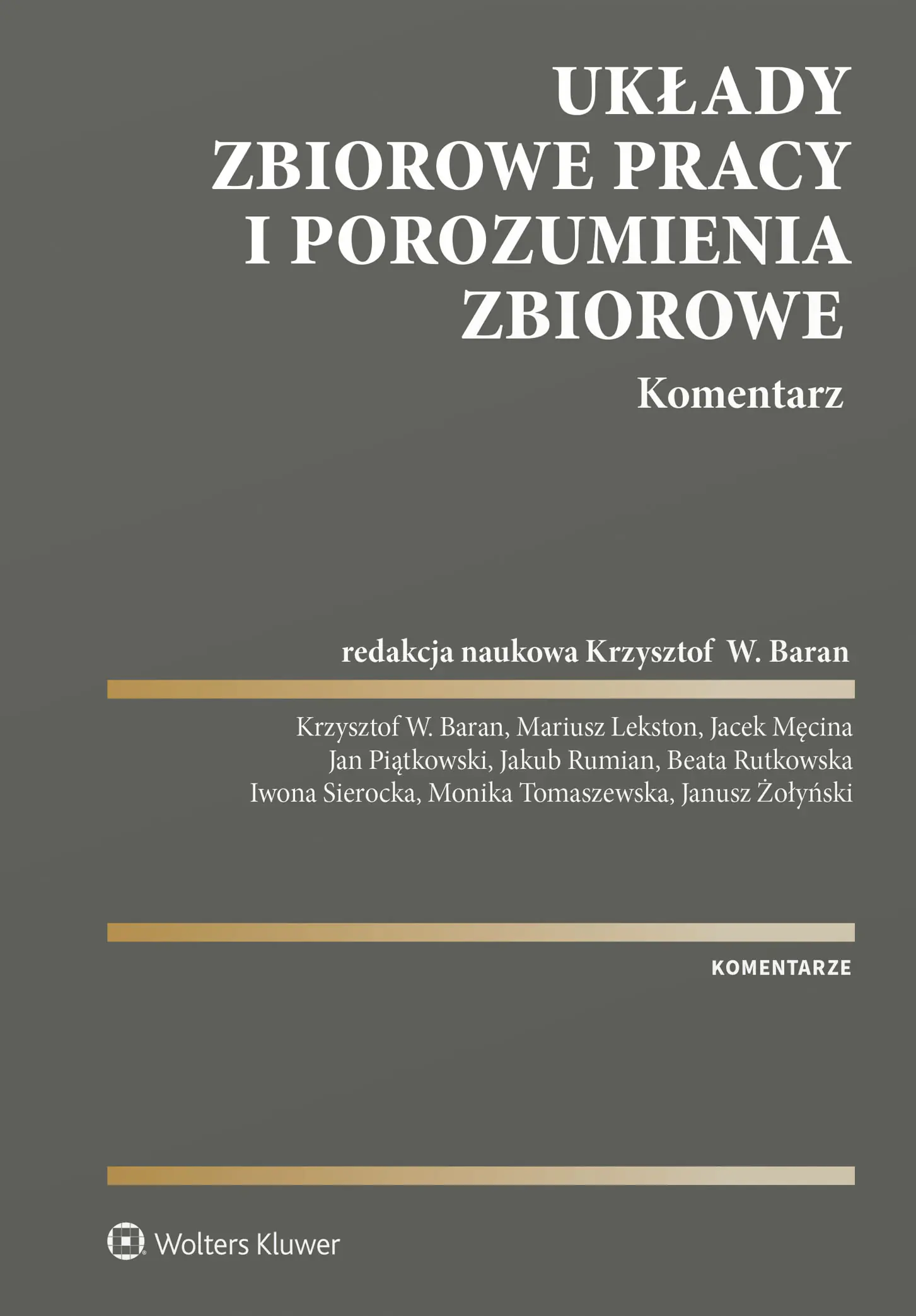 Książka - Układy zbiorowe pracy i porozumienia zbiorowe. Komentarz