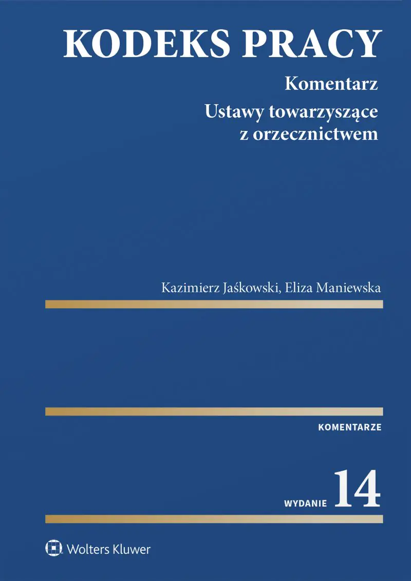 Książka - Kodeks pracy. Komentarz w.14
