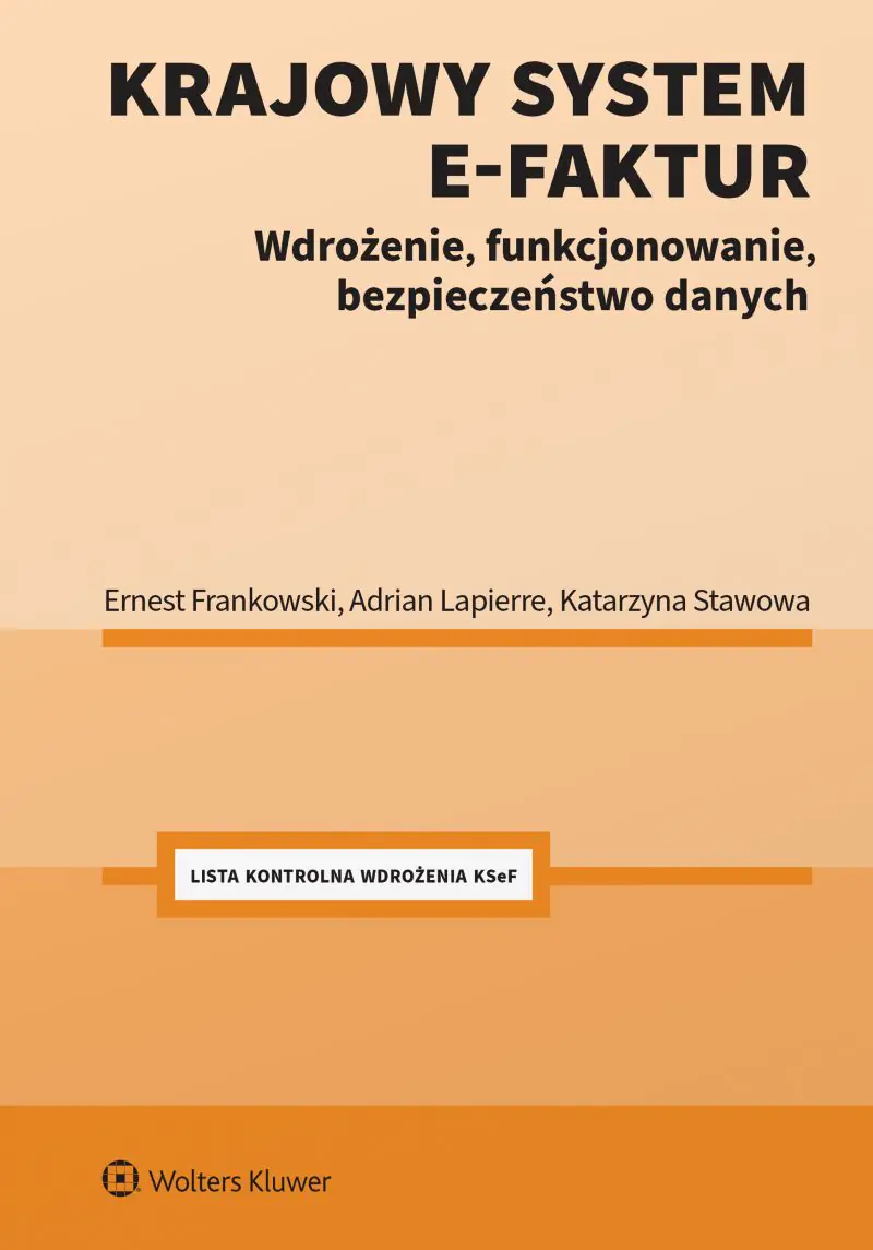 Książka - Krajowy system e-faktur