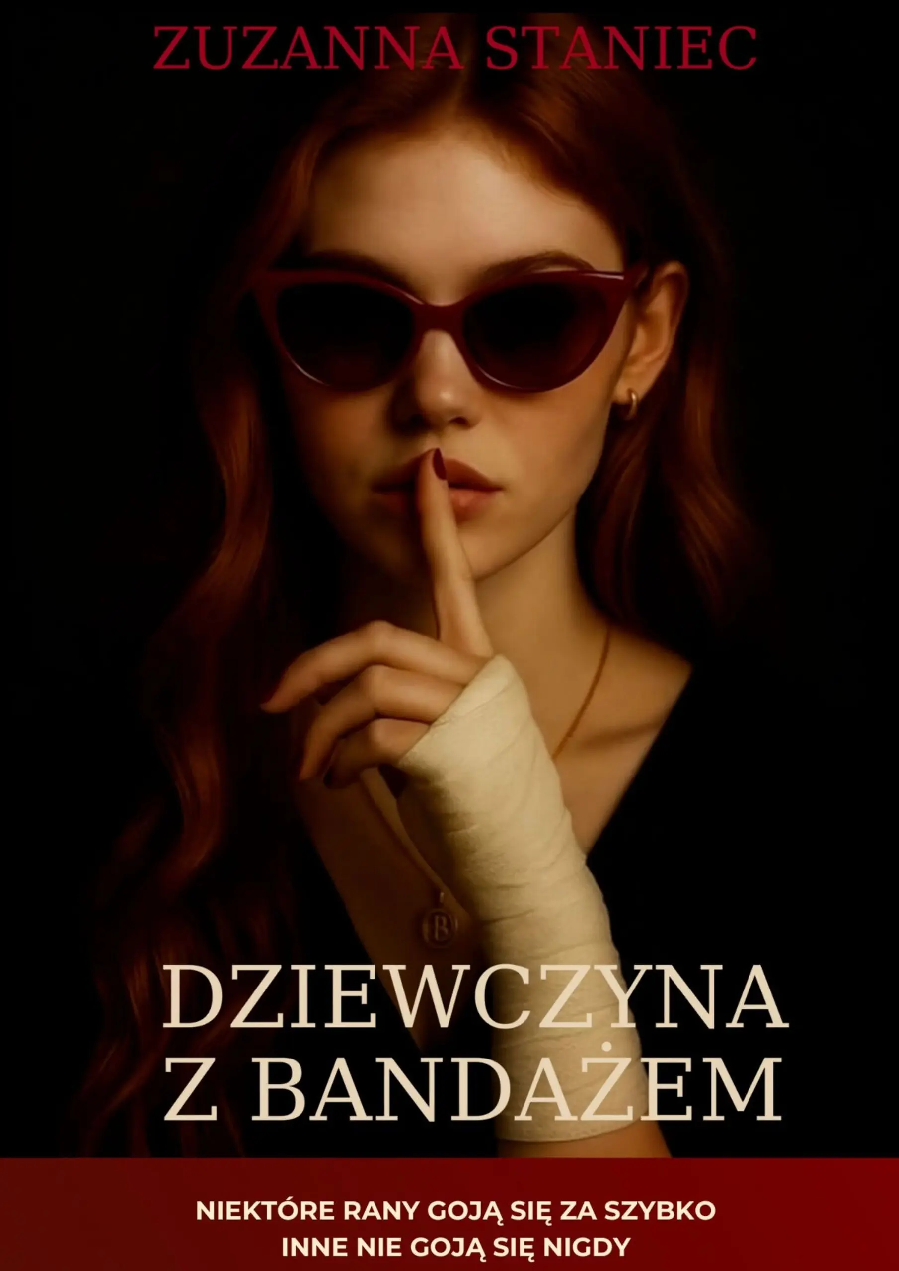 Książka - DZIEWCZYNA Z BANDAŻEM