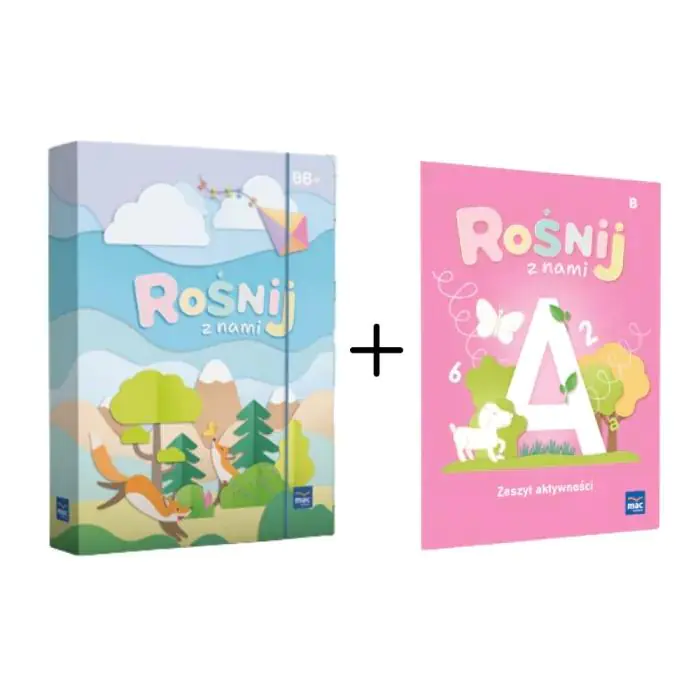 Książka - Superpakiet Rośnij z nami. Poziom B i B+ +Zeszyt..