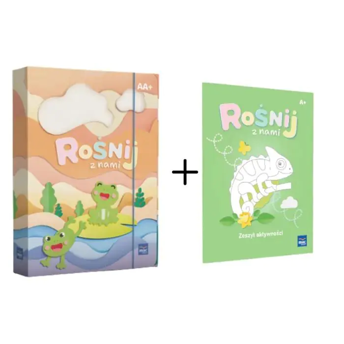 Książka - Superpakiet Rośnij z nami. Poziom A i A+. Pakiet + Zeszyt grafomotoryczny poziom A+
