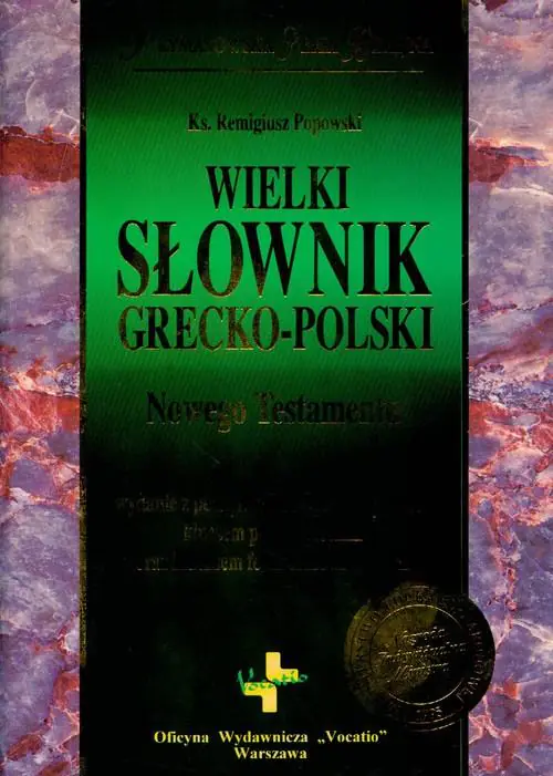 Książka - Wielki słownik grecko-polski Nowego Testamentu