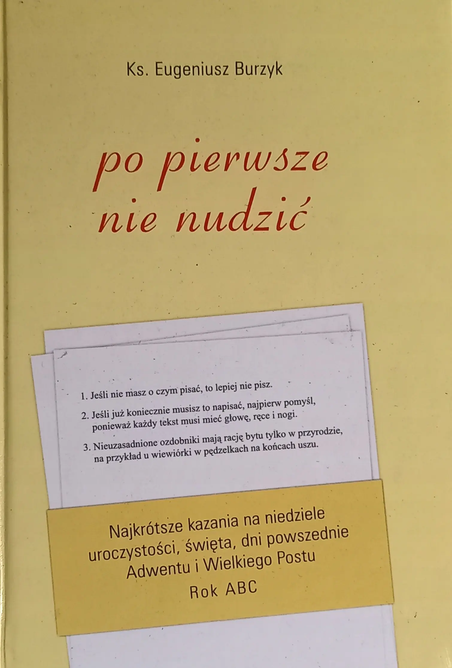 Książka - Po pierwsze nie nudzić