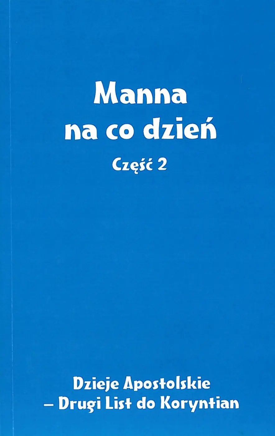 Książka - Manna na co dzień cz.2