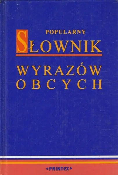 Książka - Popularny słownik wyrazów obcych
