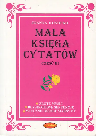 Książka - Mała księga cytatów. Część 3