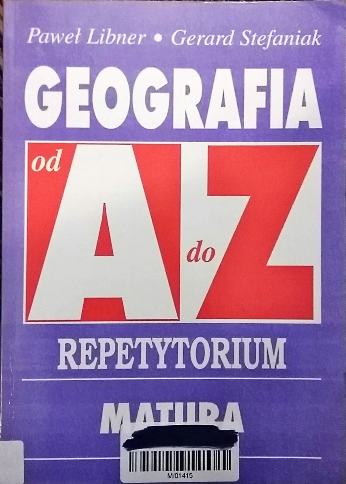 Książka - Repetytorium. Od A do Z. Geografia