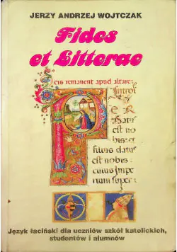 Książka - Fides et litterae. Język łaciński