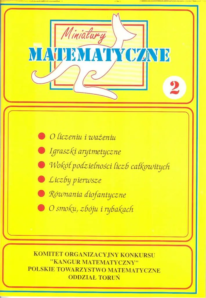 Książka - Miniatury matematyczne 02 SP- O liczeniu i ważeniu