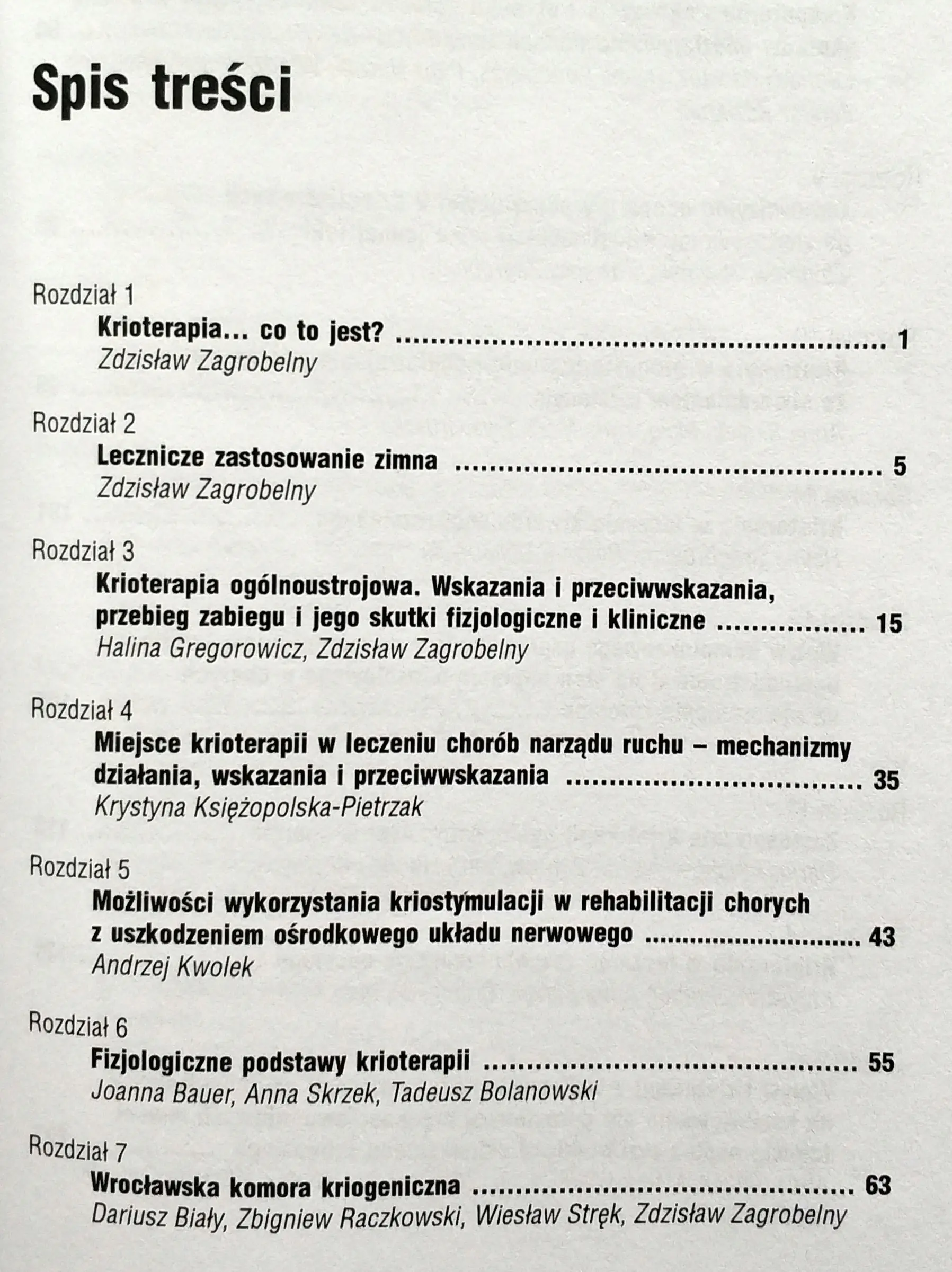 Książka - Krioterapia miejscowa i ogólnoustrojowa