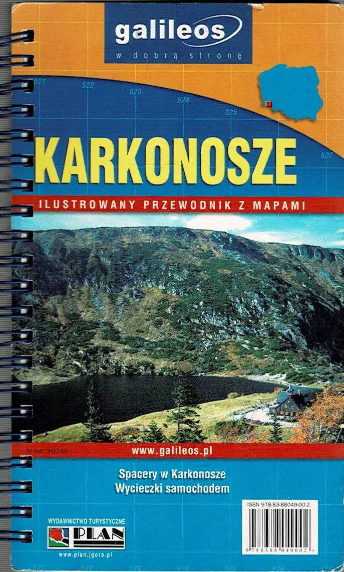 Książka - Karkonosze. Ilustrowany przewodnik
