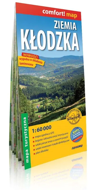 Książka - Comfort!map Ziemia Kłodzka 1:60 000 mapa