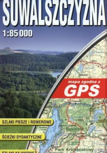 Książka - Comfort!map Suwalszczyzna 1:85 000 mapa