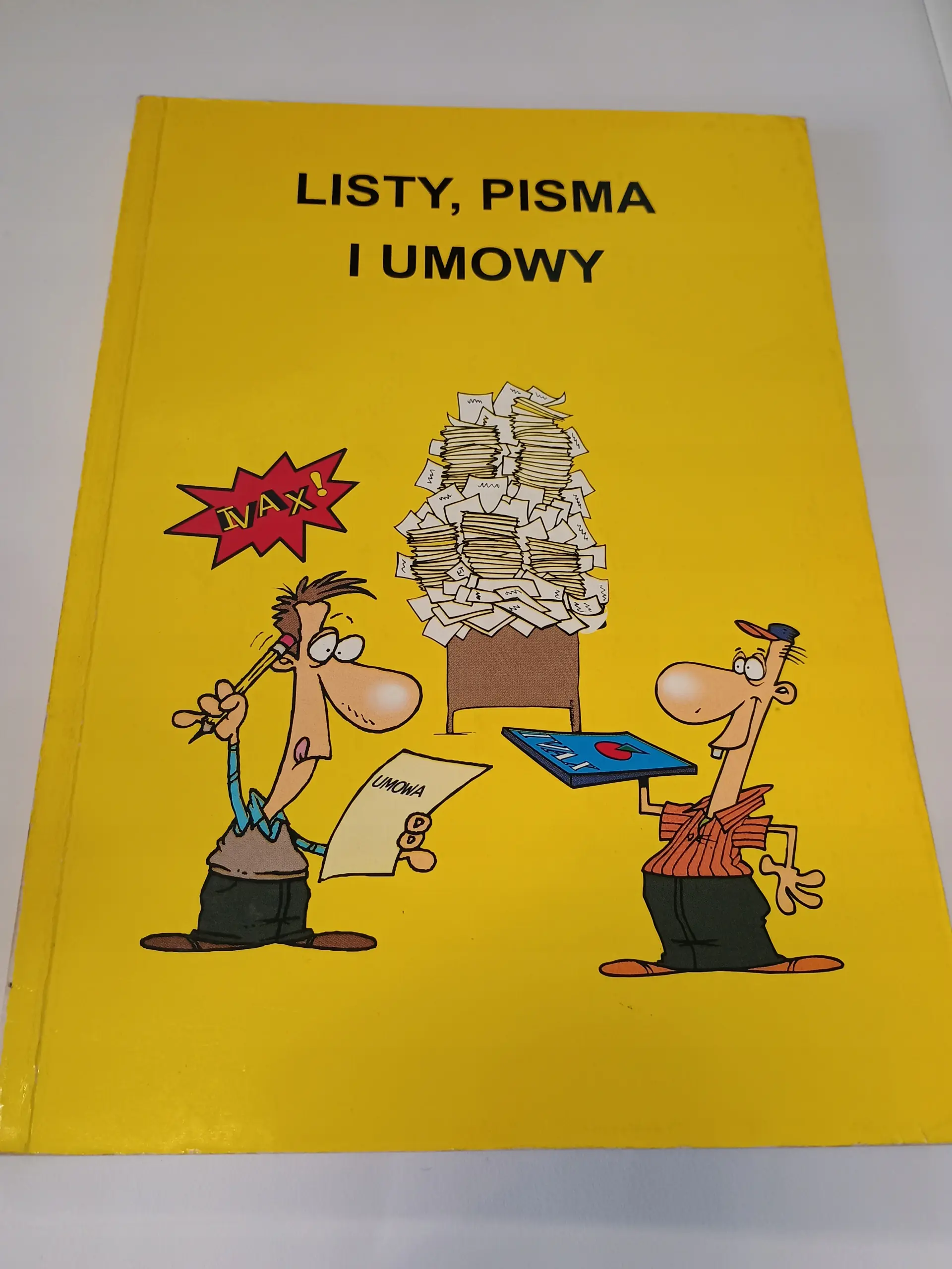 Książka - Listy pisma i umowy