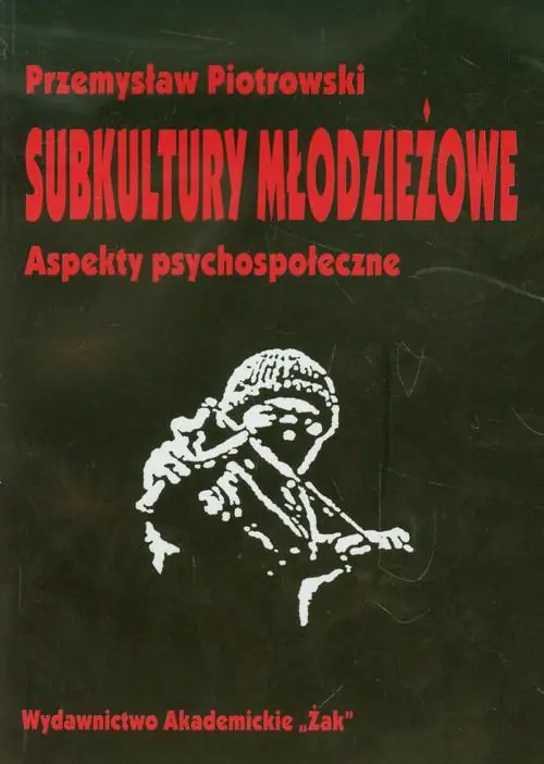 Książka - Subkultury młodzieżowe Aspekty psychospołeczne
