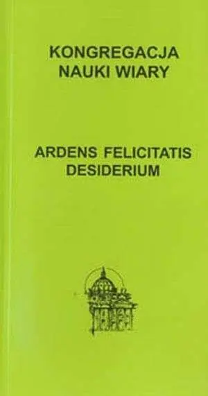 Książka - Ardens felicitatis desiderium