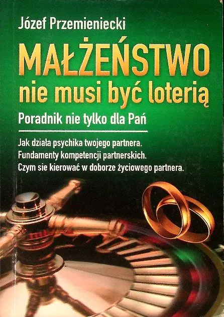 Książka - Małżeństwo nie musi być loterią