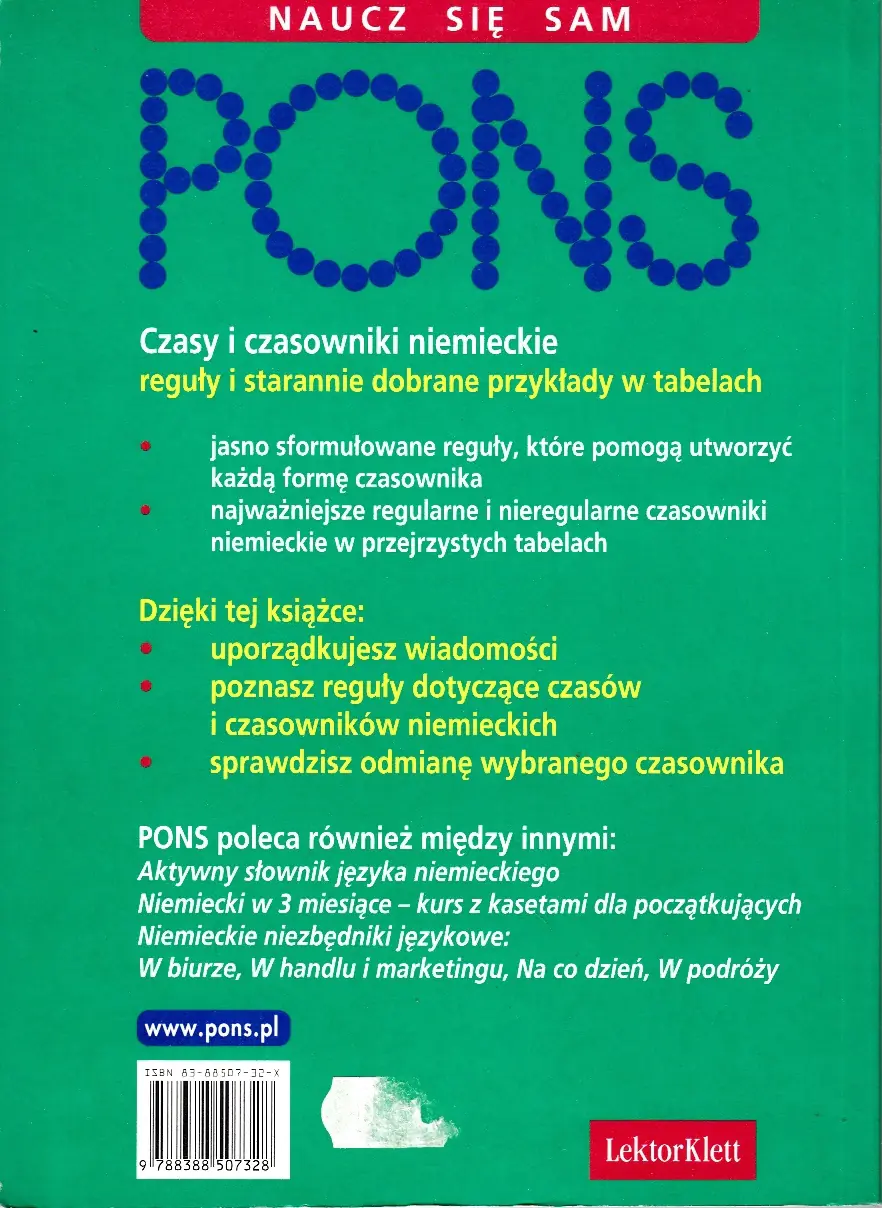 Książka - Czasy i czasowniki niemieckie