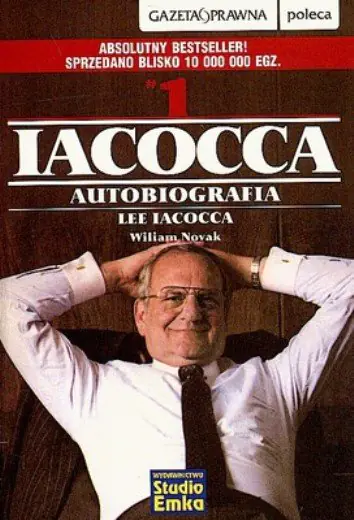 Książka - IACOCCA AUTOBIOGRAFIA LEE IACOCCA
