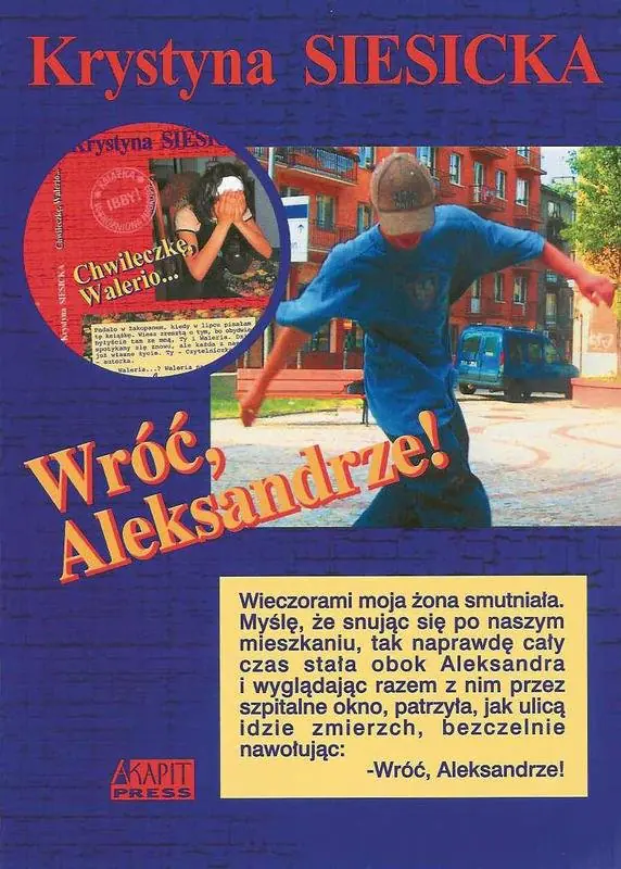 Książka - Wróć, Aleksandrze!