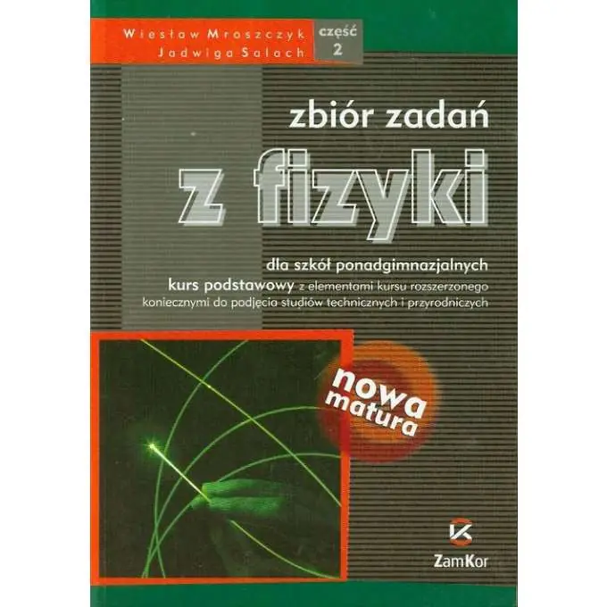 Książka - Fizyka LO zb zadań cz.2 Mroszczyk  Zamkor