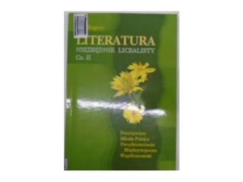 Książka - Literatura cz.2 Niezbędnik licealisty
