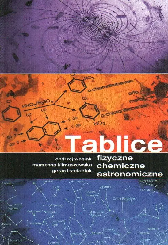 Książka - Tablice fizyczne, chemiczne, astronomiczne KRAM