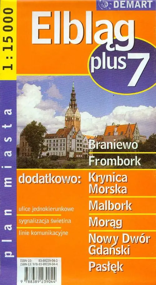 Książka - Elbląg. Plan miasta 1:15 000