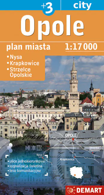Książka - Opole. Plan miasta 1:17 000