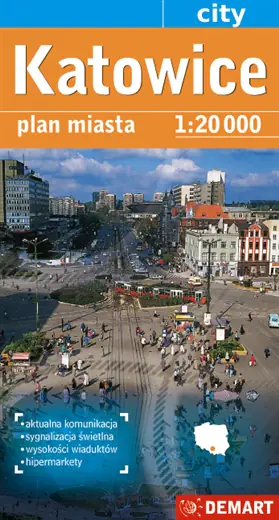 Książka - Katowice. Plan miasta 1:20 000