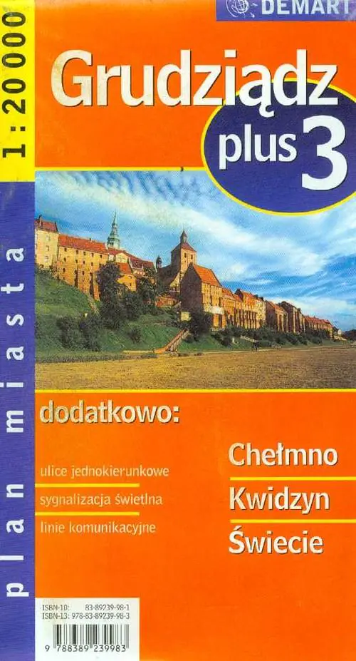 Książka - Grudziądz. Plan miasta 1: 20 000