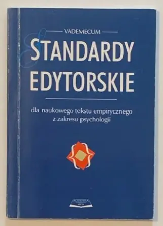 Książka - Standardy edytorskie Vademecum