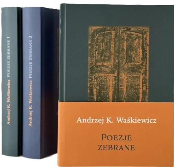 Książka - Poezje zebrane 1 i 2 Andrzeja K. Waśkiewicza