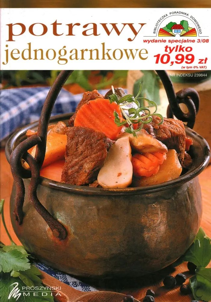 Książka - Potrawy jednogarnkowe 167 przepisów