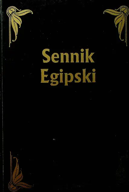 Książka - Sennik Egipski