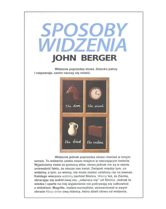 Książka - Sposoby widzenia