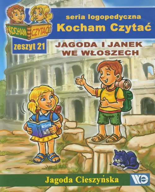 Książka - Kocham czytać. Jagoda i Janek we Włoszech. Zeszyt 21