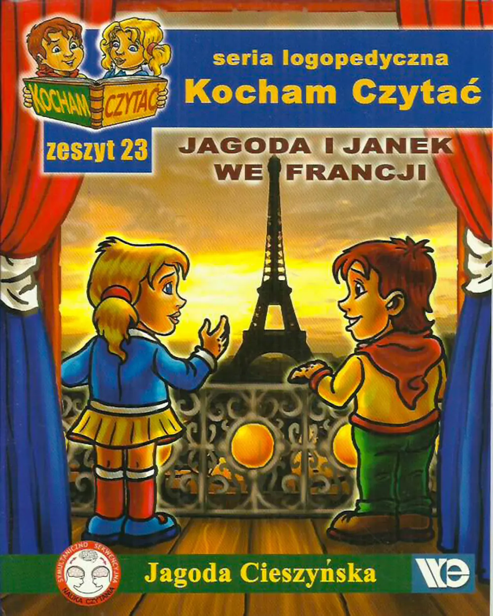 Książka - Kocham czytać. Jagoda i Janek we Francji. Zeszyt 23
