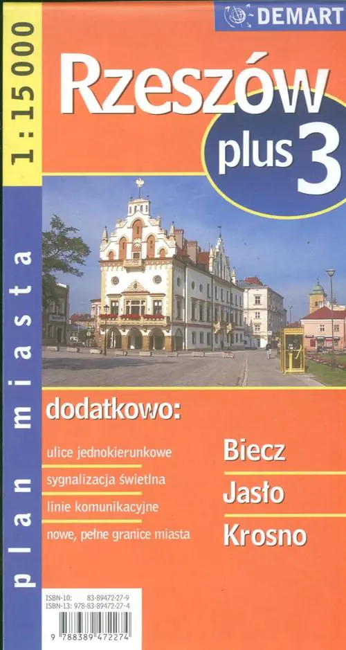 Książka - Rzeszów. Plan miasta 1:15 000