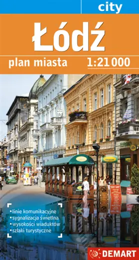 Książka - Łódź. Plan miasta 1:21 000