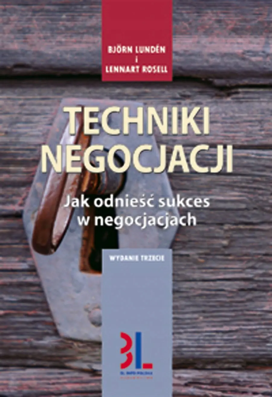 Książka - Techniki Negocjacji