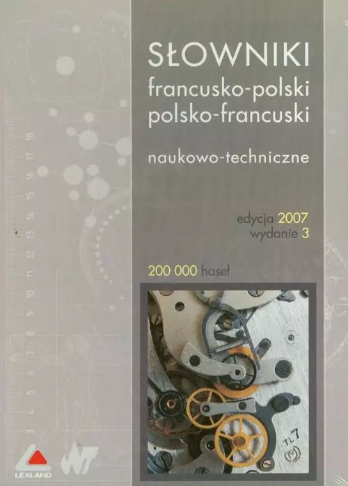 Książka - Słowniki francusko-polski polsko-francuski naukowo techniczne