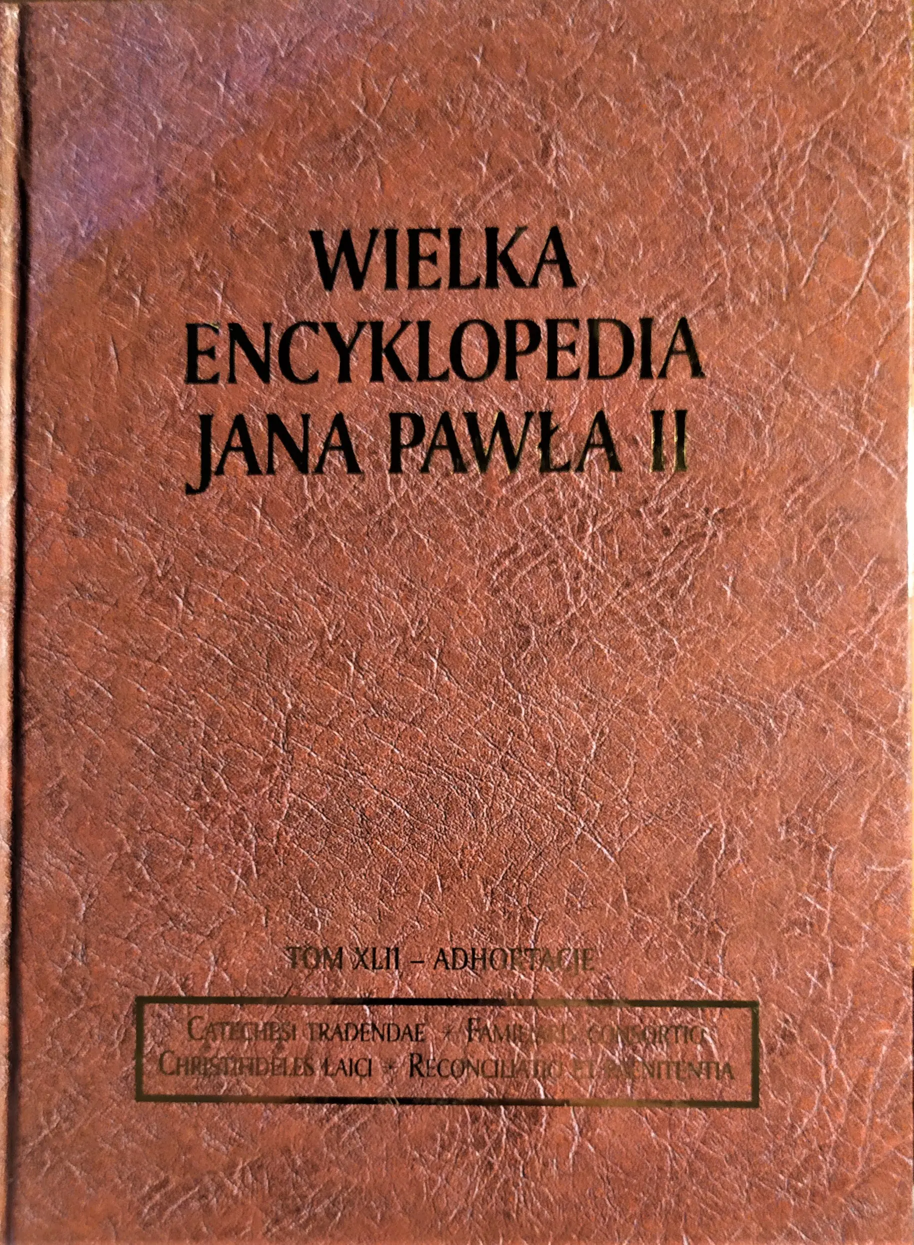 Książka - Wielka Encyklopedia Jana Pawła II Tom XLII
