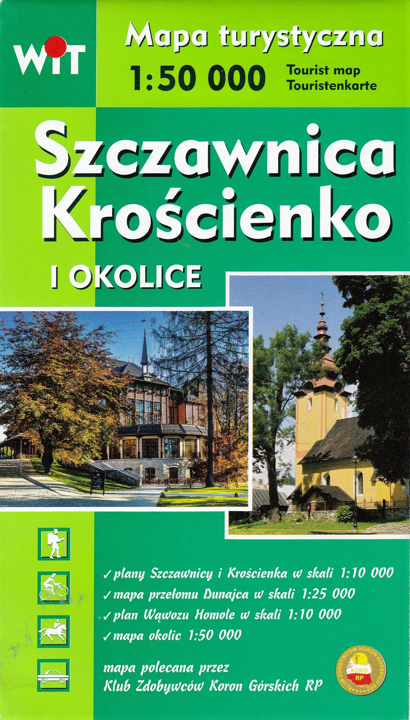 Książka - Mapa tur. - Szczawnica, Krościenko... 1:50 000