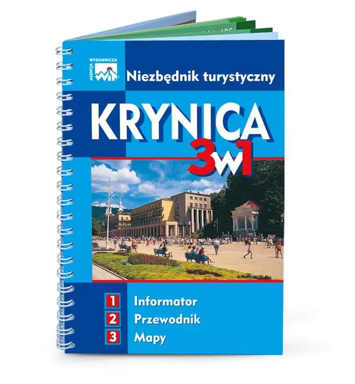 Książka - Niezbędnik turystyczny. Krynica 3w1