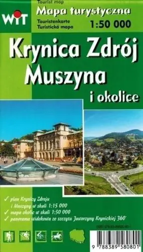 Książka - Mapa tur. - Krynica Zdrój, Muszyna i okolice WIT