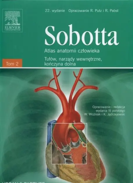 Sobotta. Atlas anatomii człowieka. Tom 2. Tułów, narządy wewnętrzne, kończyna dolna